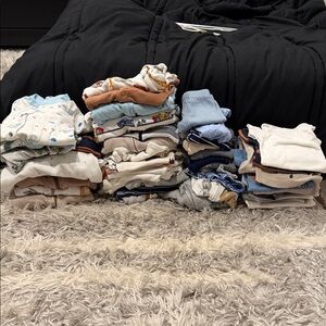 Carter's Kids Pajama Sets - Blue, White, and Gray